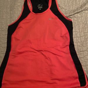 Pink Nike dri fit racerback tank
